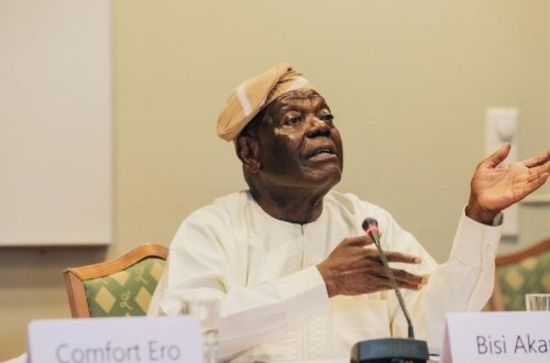 Chief Akande at the Oslo forum