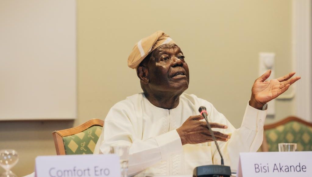 Chief Akande at the Oslo forum