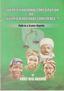 Sovereign National Constitution or Conference